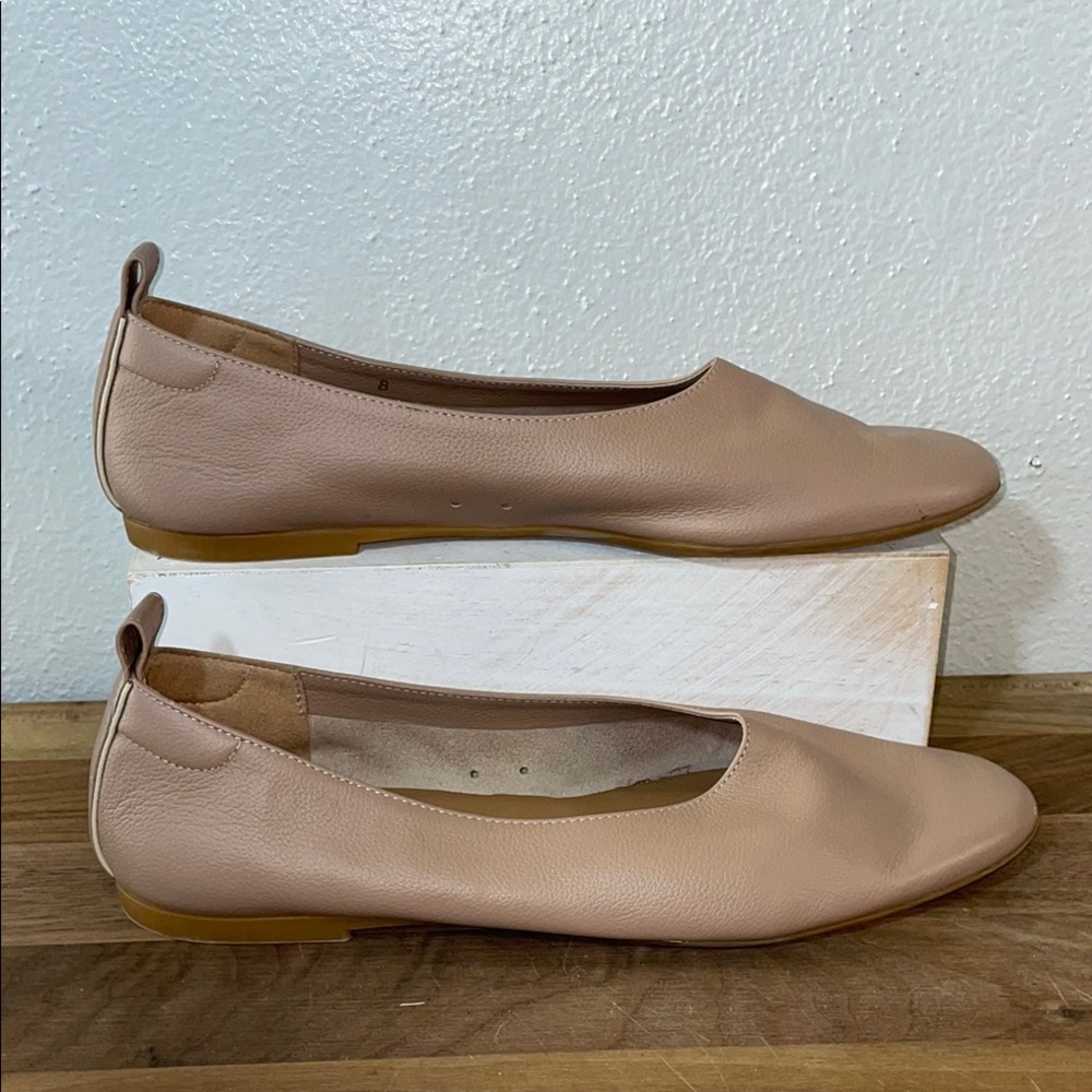 Everlane The Day Glove Italian Leather Minimal Quiet Luxury Ballet Flat Size 8
